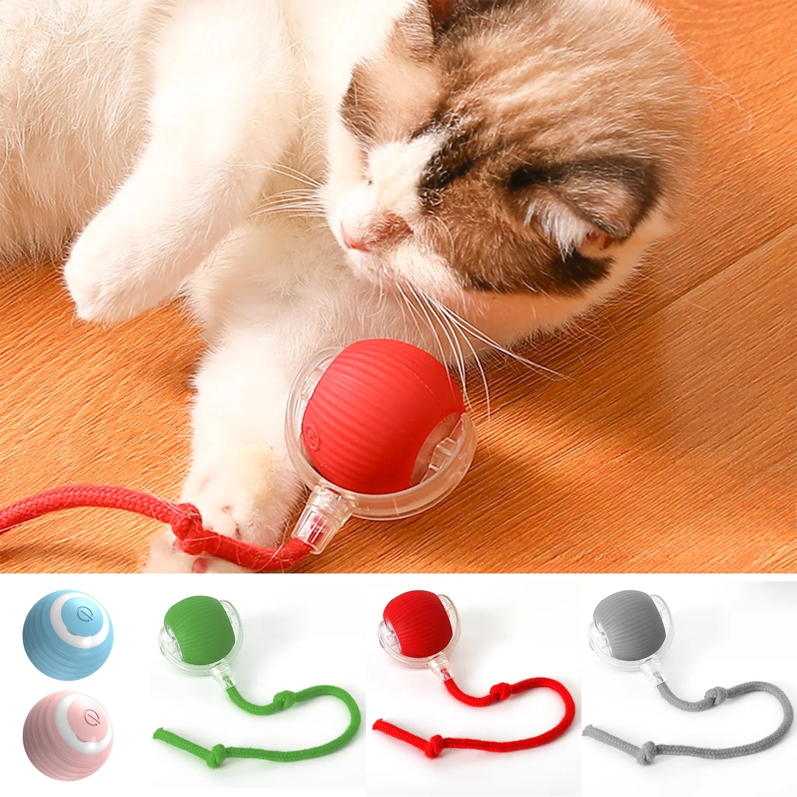 🐾 ZoomTail™ – The Smart Rolling Toy Pets Go Wild For!
