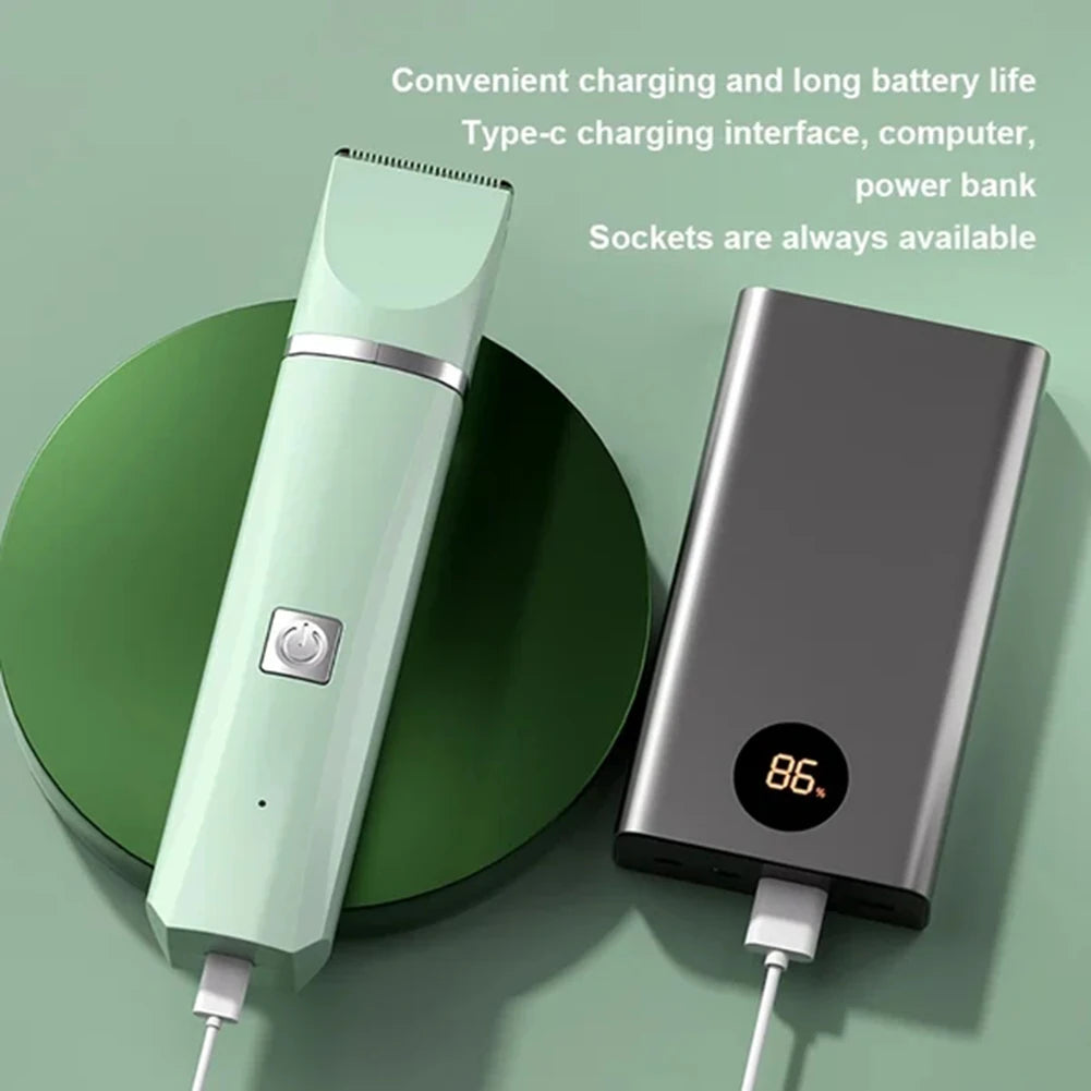 🪒 4 in 1 Electric Pet Grooming Kit - Hair Trimmer, Clippers, Nail Grinder for Cats & Dogs